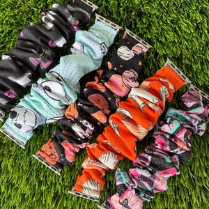 Spooky Halloween Apple Watch Bands | Halloween Apple Watch Bands with Colorful Prints | Scrunchie Watch Band | Gift 38/40/41mm-42/44/45mm