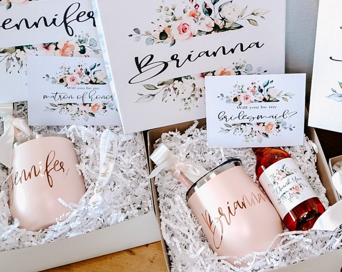 Will You Be My Bridesmaid Proposal Box Will You Be My Bridesmaid Box Will You Be My Bridesmaid Gift Box, Bridal party gift