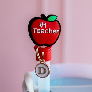 Straw topper, teacher gift, teach love inspire, teacher gift, personalized Straw topper,  straw hat, stanley straw topper, best teacher gift