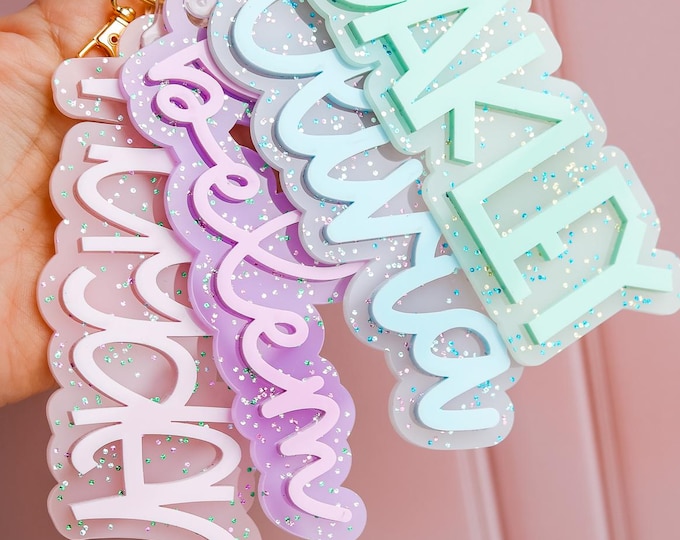 Bogg bag accessories, bogg bag charm, name keychain, easter decor, easter tag, yeti camino accessories