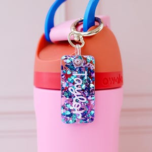 Owala accessories, Owala Name plate, Personalized owala tag, Water bottle name tag, Owala keychain, Tumbler name tag, Acrylic name keychain