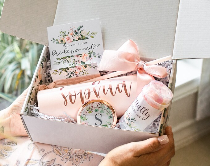 Bridesmaid Box Gifts Bride Gift Box Bridal Party Box Personalized Bridesmaid Gift Box Set Bridesmaid Proposal Box Bridesmaid Proposal Box