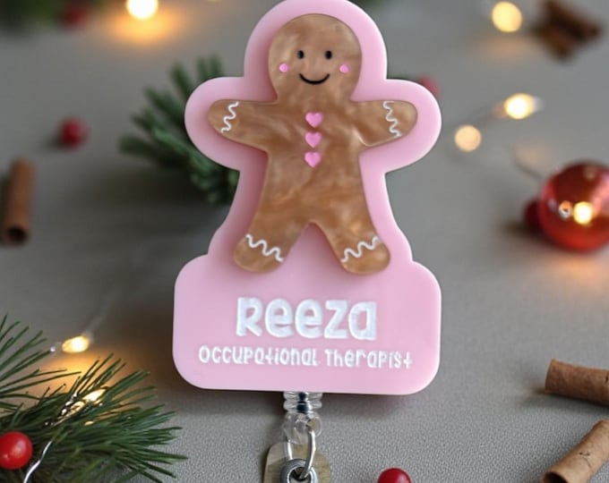 nurse christmas badge reel, Christmas Badge Reel, Retractable Badge Holder, Nurse Christmas Reel