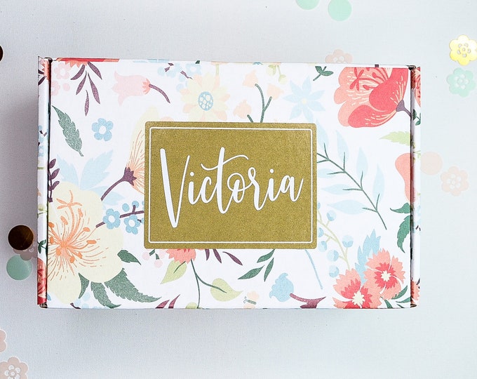 Personalised Gift Box, Gift Box, Bridesmaid Gift box, luxury gift box, floral Gift Box, gift boxes with ribbons, Keepsake boxes,