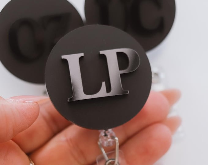 Men badge reel, retractable badge reel, Custom Badge Reel, Nurse Badge Reel, Personalized ID Holder, Teacher Badge Reel, Personalized Badge