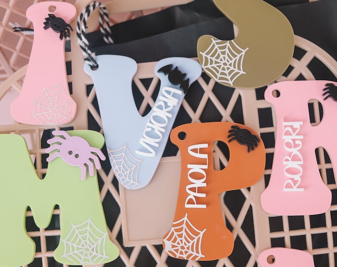 Halloween Basket Tag | Candy Basket Tag | Trick or Treat | Boo Bag Name Tag | halloween Basket tag| Halloween Name Tags | Personalized Tag