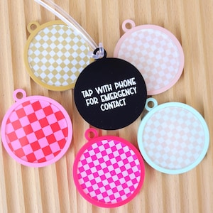 NFC Backpack tag, Kids Luggage Tag, Emergency contact backpack tag, Safety Backpack tag, Scan tag, Special needs tag, Safety NFC Tag,