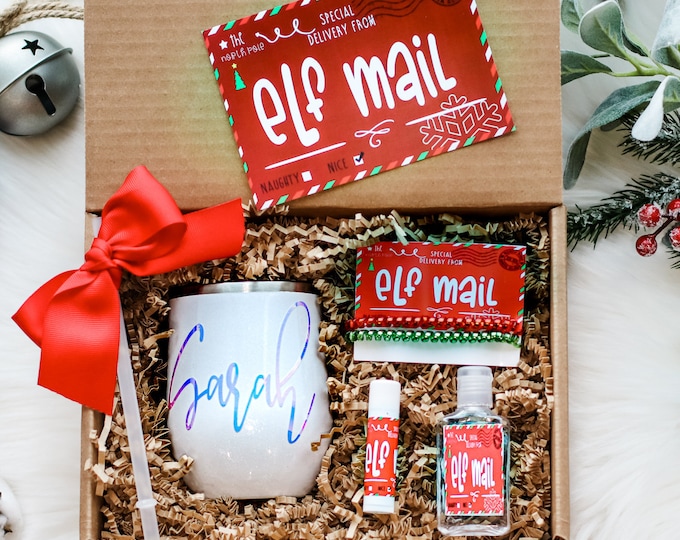 Christmas gift, long distance Christmas gift, Christmas gift set, christmas party gift, quarantine gift, personalized gift, custom cup