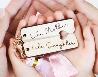 Mother's Day Gift, Like Mother Keychain, Mom Keychain, mom gift from daughter, like mother like daughter gift, mom gift, mum gift