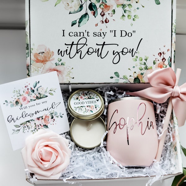 I can't say I do without you proposal box, Bridesmaid Proposal Box, Bridal Party Gift