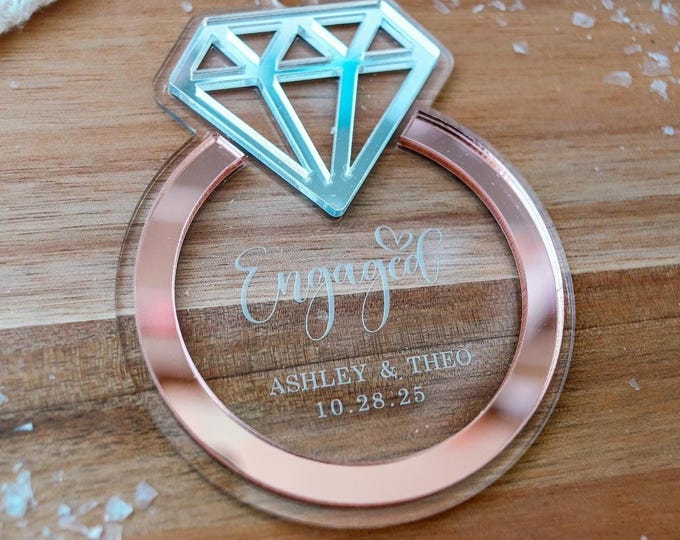 Personalized Engaged Christmas Ornament, Newly Engaged Gift for Christmas Our First Christmas Engaged Ornament Married Ornament 2024