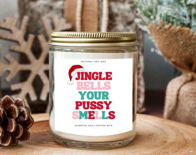 Funny Christmas Candle, Candle  for Friend, Christmas Gift for Sister, Best Friend Christmas Gift, Personalized Gift, Birthday Gift