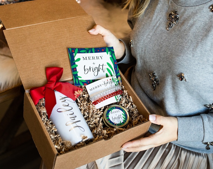 Christmas gift, long distance Christmas gift, Christmas gift set, christmas party gift, quarantine gift, personalized gift, custom cup