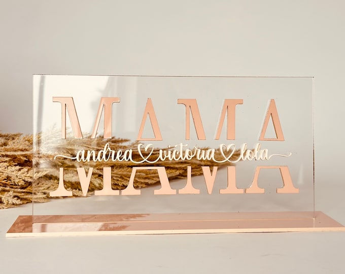 Mother's Day Gift | Personalized Mothers Day Gift | Mothers Day Gift | Mom Sign | Gift for Mom | kids names sign | Mom Sign Gift Idea