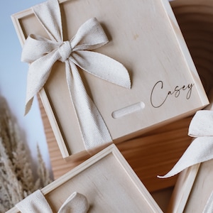 Personalized Wooden Memory Box, Keepsake Box, Wood Memory Box, Wedding Gift, Couples Gift, Anniversary Gifts, Couple&#39;s Custom Box, Photo Box