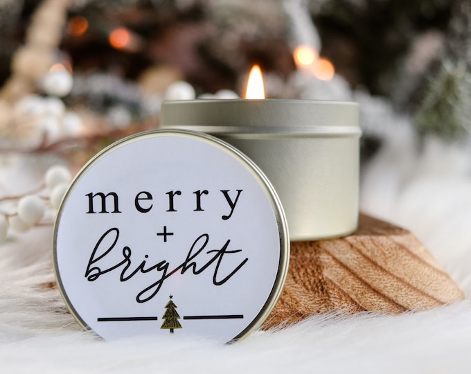 Candle, wholesale candle, stocking stuffer, small candles, 4oz candles, christmas candle gift, gift box filler, holiday candle, cheap candle