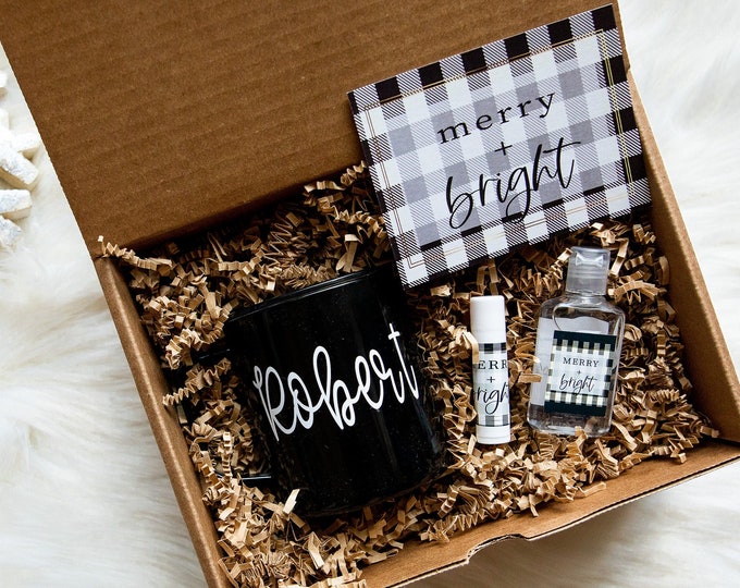 Christmas gift for him, long distance Christmas gift, Christmas gift set, christmas party gift, quarantine gift, personalized gift, for dad