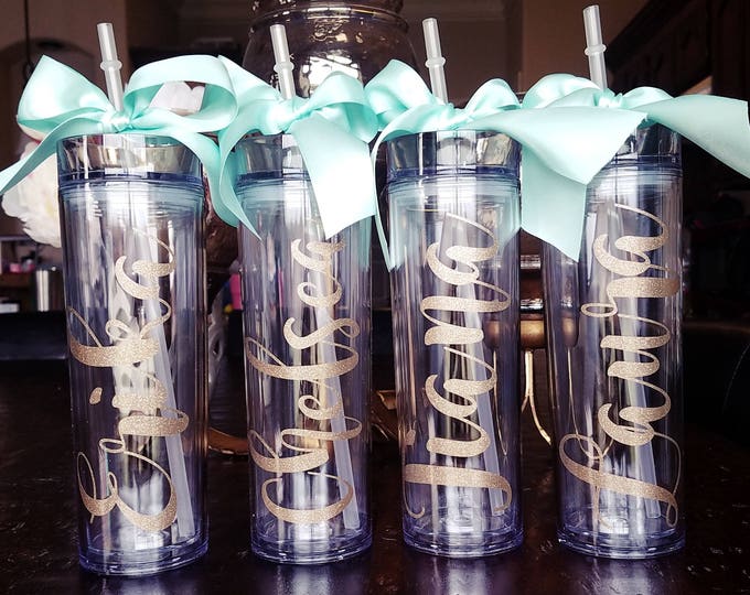 Personalized Tumbler, Bridesmaid Gift, Gift, Team Gift, Monogram Tumbler, Personalized Tumbler, Personalized Cup, personalized water bottle