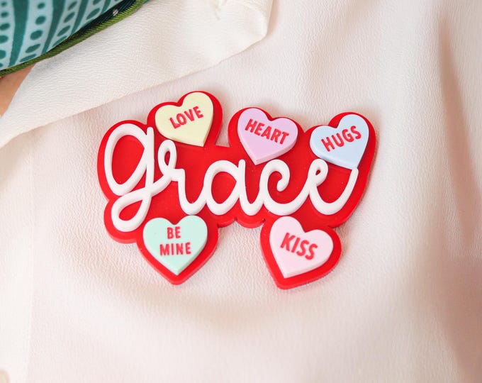 Personalized Name Plate, Custom acrylic name badge, magnetic name badge, Custom name badge