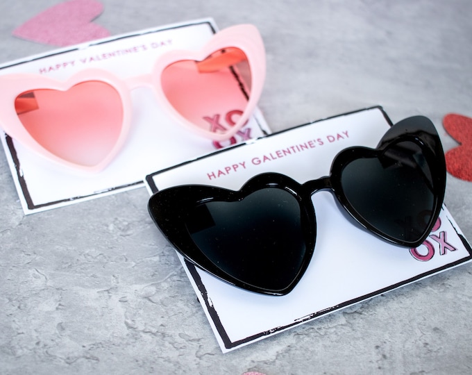 Valentines Day, gift, Galentines Day gift idea Valentines Day gift for friends, Heart shape sunglasses, heart sunnies, valentines sunglasses
