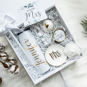 Regalo per la futura sposa - Scatola per la futura sposa - Regalo per il fidanzato - Regalo di fidanzamento - Regalo per la festa della sposa - Regalo per la futura sposa - Scatola regalo personalizzata - Regalo per la futura sposa