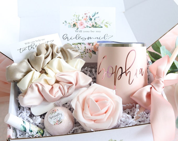 Will you be my bridesmaid, I cant say I do without you, bridesmaid proposal box, bridesmaid proposal,  gifts wedding day, bridal party gifts