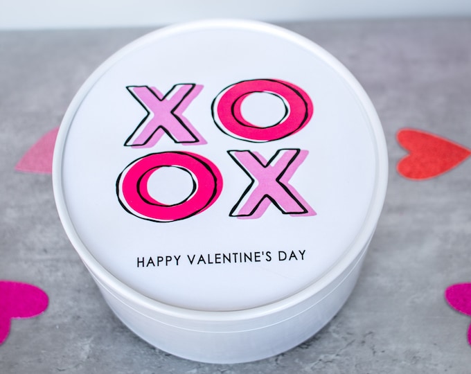 Valentines Day Gift Box Galentines Day Gift Box for Friends Pink Box Personalized Custom Valentines day gift DIY gift box