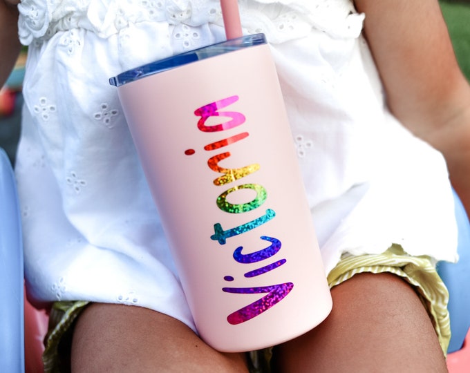 Personalized Kid’s & Toddler's Water tumbler, kids water bottle personalized, kids tumblers personalized, kids tumbler, back to school cup