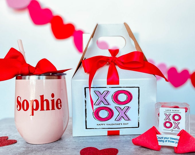 Valentines gift box set, galentines gift box set, friendship celebration gift, teacher gift, best friend gift, heart candy plush, love plush