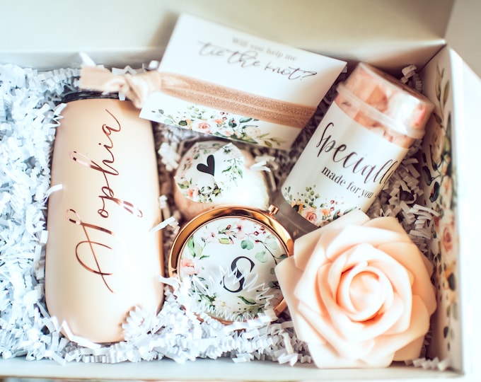 Will you help me tie the knot Bridesmaid Proposal Box Will You Be My Bridesmaid Proposal Box Will You Be My Bridesmaid Box