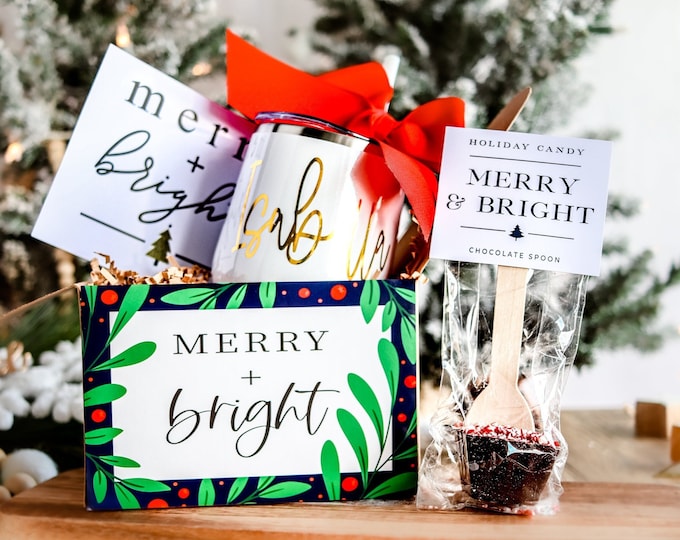 Coffee Mug Gift, Coffee Cup Gift, Christmas Box, Christmas gift set, christmas gift box, Personalize Wine Tumbler gift for her  Gift for him