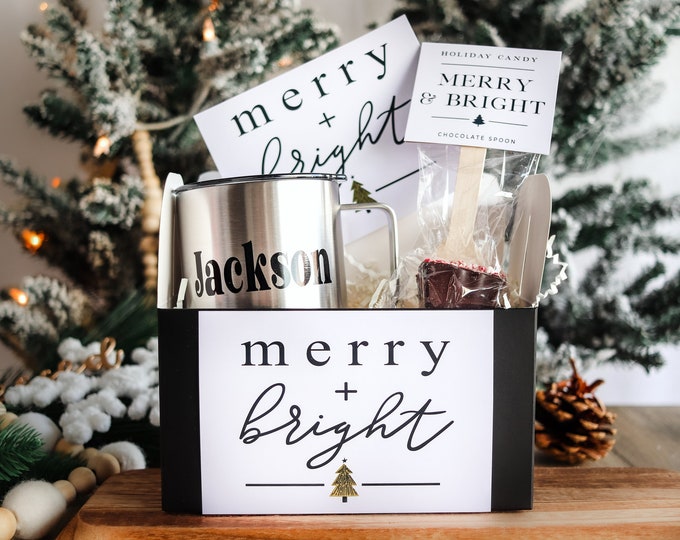 Coffee Mug Gift, Coffee Cup Gift, Christmas Box, Christmas gift set, christmas gift box, Personalize Wine Tumbler gift for her  Gift for him