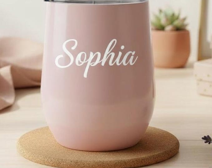 Wine cup personalized