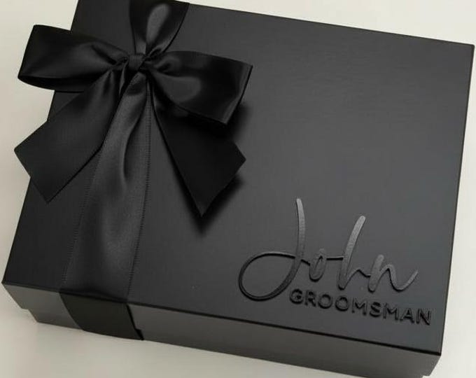 Personalized Groomsman Gift Box, Groomsmen Gift, Groomsman Proposal boxes, Best Man Box