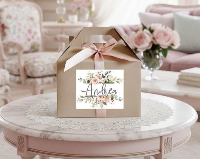 Bridesmaid Proposal Box, Personalized Will You Be My Bridesmaid Gift Box, Bridal Shower Box, Personalized Bridesmaid Proposal Box