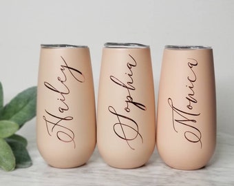 Personalized Champagne, Wine Tumbler, Champagne Tumbler, Wine Tumbler, Insulated Tumblers, Blush Tumbler, rose gold Tumbler, White Tumbler