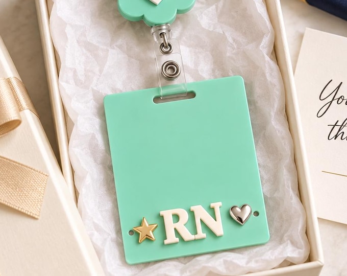 Pin hole badge buddy, Nurse Badge Buddy with Pin Holes, Personalized Job Title Badge Holder, RN BSN Nicu ER, Hospital Pin Display