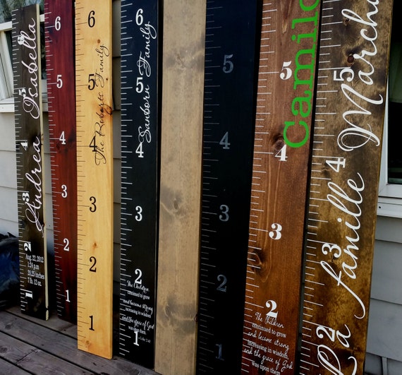 Wooden Height Chart