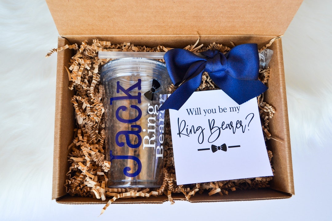Ring Bearer Gift Box Set, Ring Bearer Box, Ring Security Gift Box