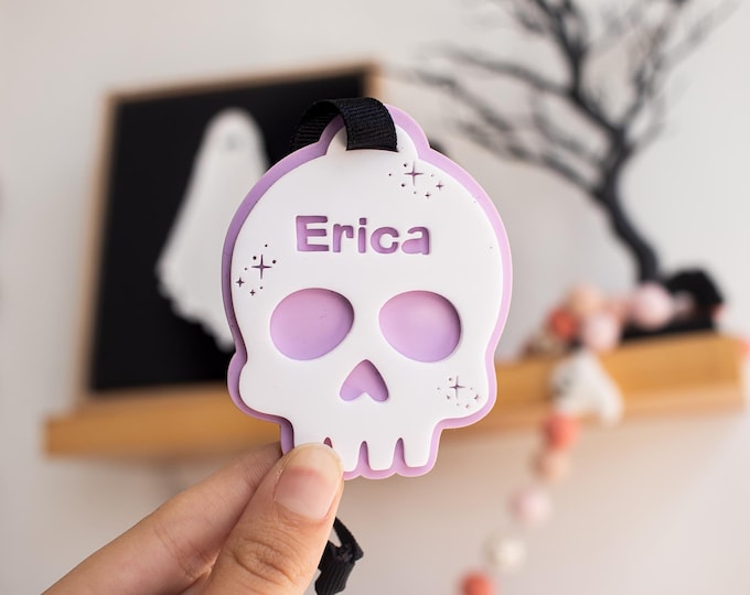Halloween Basket Tag, Candy Basket Tag, Trick or Treat, Boo Bag Name Tag, halloween Basket tag, Halloween Name Tags, Personalized Tag