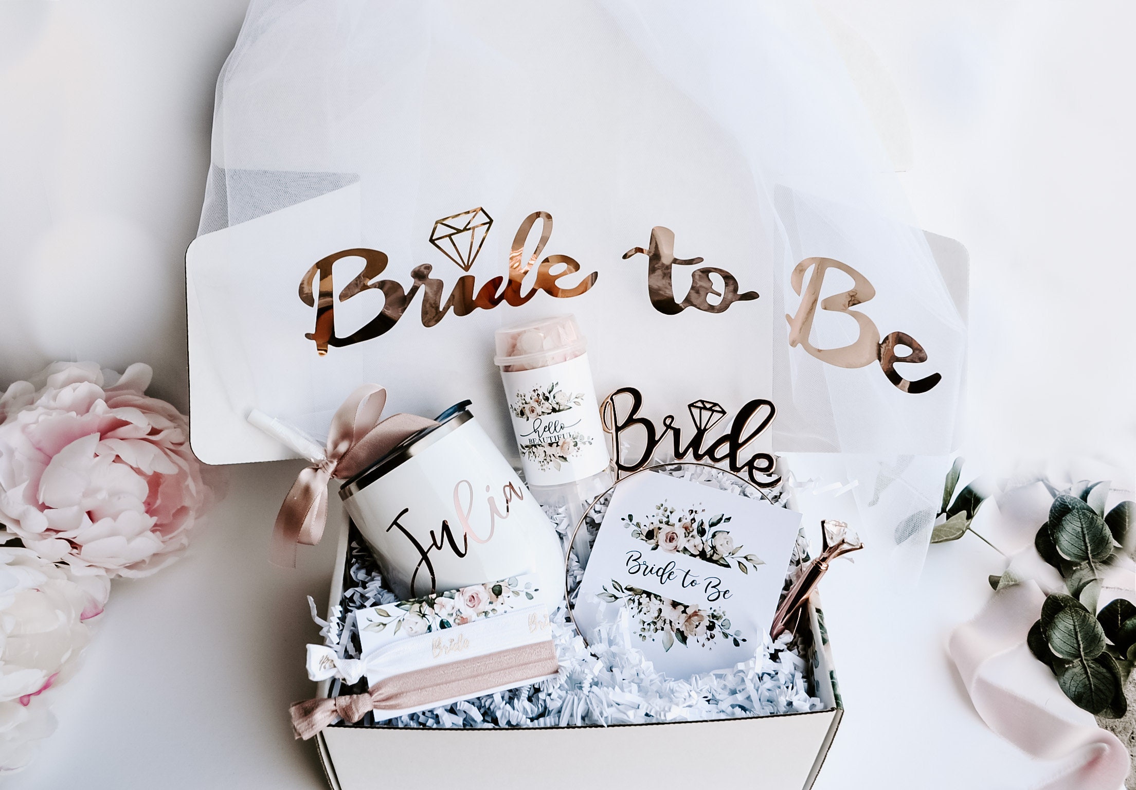 Bride to Be Box Fiance Gift Engagement Gift Bridal Shower Gift