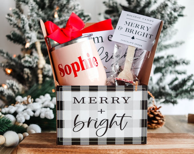 Coffee Mug Gift, Coffee Cup Gift, Christmas Box, Christmas gift set, christmas gift box, Personalize Wine Tumbler gift for her  Gift for him