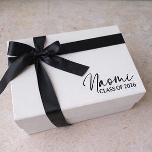 Graduation gift box -empty, high school graduation gift box, personalized graduation gift box, personalized gift box for graduation 2026