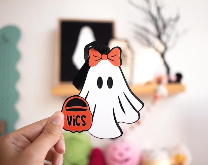 Boo Basket Tag, Halloween Name Tags, Personalized Halloween Tag, Candy Basket Tag, Boo Bag Name Tag, Boo Basket Filler, Trick or Treat