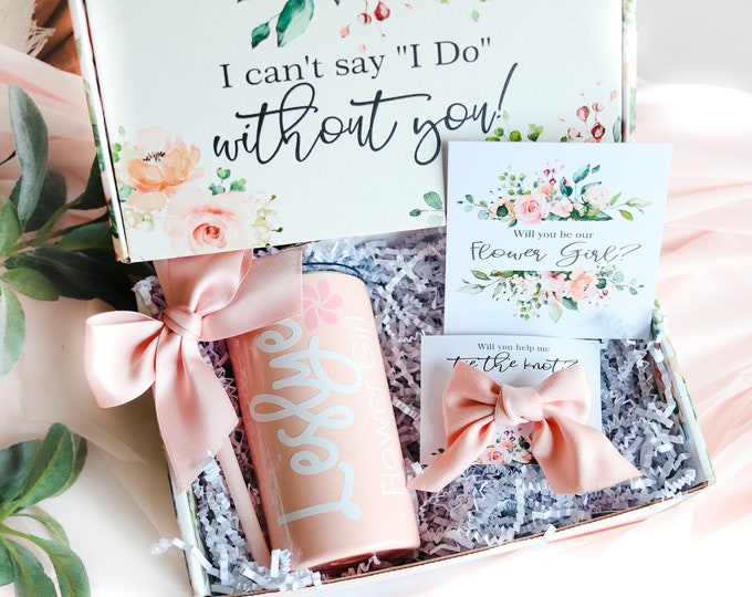 Flower Girl set, Flower Sunglasses,  Flower girl proposal box gift, flower girl gift set, Junior bridesmaid set, Flower Girl Gift Box