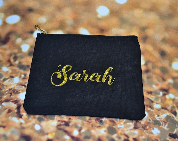 Cosmetic bag, bridesmaid gift, bridesmaid proposal, bridesmaid cosmetic bag, makeup bag, custom makeup bag, custom cosmetic bag toiletry bag