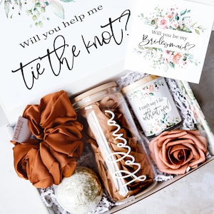 Will You Be My Bridesmaid Proposal Box Set, Personalized Bridesmaid Gift Box Set Matron of Honor Maid of Honor Bridesmaid Glass Tumbler Sage