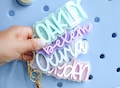 Bogg bag accessories, bogg bag charm, bogg bag tag, Customizable Name Tag For Bogg Bag,  Personalized Bogg Bag Charm, Bogg Bag Name keychain