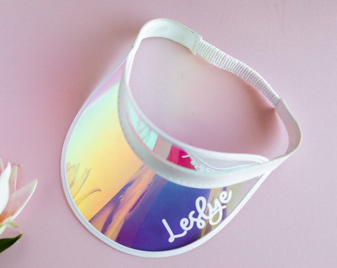 Personalized Sun Visors for Women Beach Party Visors Visors with Names Bachelorette Party Gifts Pool Party Favors