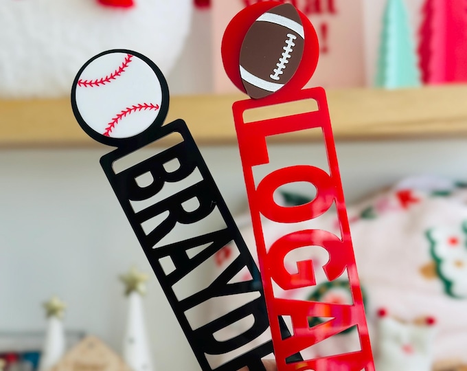 Bookmark for kids | Kids Personalized Bookmarks | Kids Sports | Kids Reading Gift | Kids Bookmark | Sport Bookmark | Stocking Stuffer Gifts